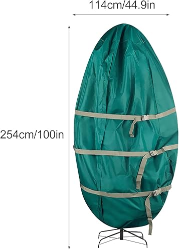Miniatura 2 de JUOPZKENN Bolsa de almacenamiento vertical para árbol de Navidad, bolsa vertical de almacenamiento para árbol de Navidad, cubierta antipolvo para