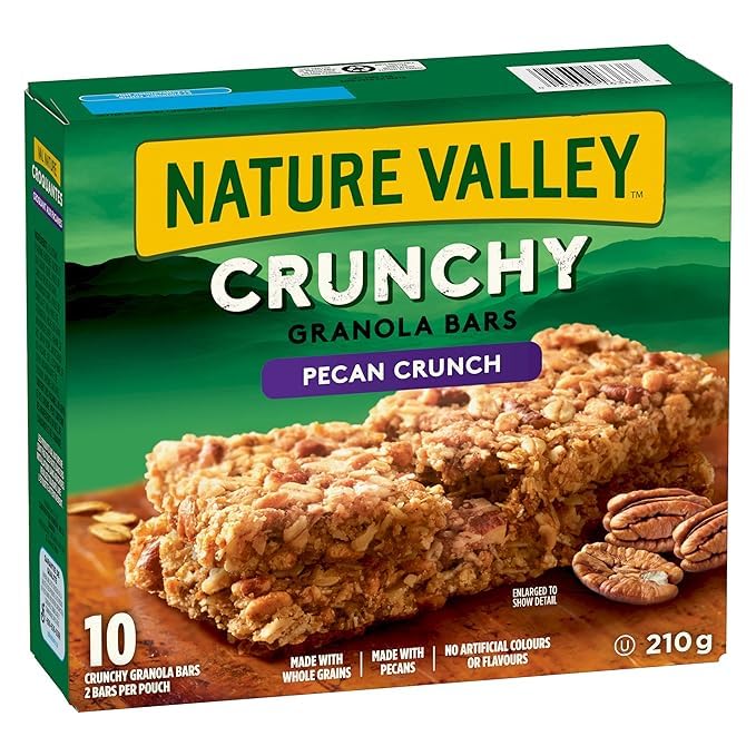 Miniatura 6 de Nature Valley - Barras de granola crujientes y pecanas, 10 unidades, 7.4 onzas (paquete de 2) enviadas desde Canadá