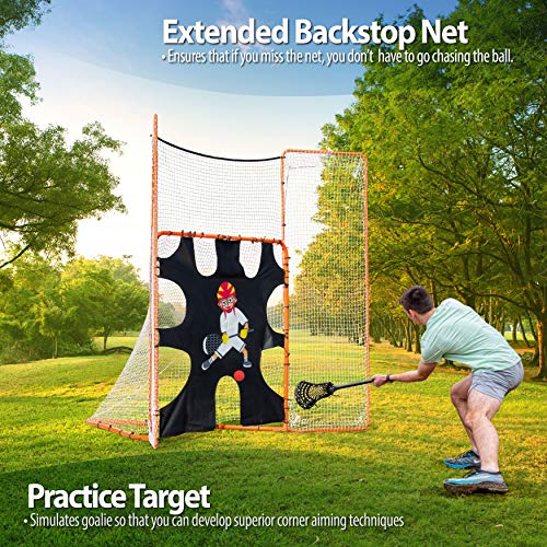 3 in 1 Lacrosse Goal with Backstop and Target - Thumbnail 2