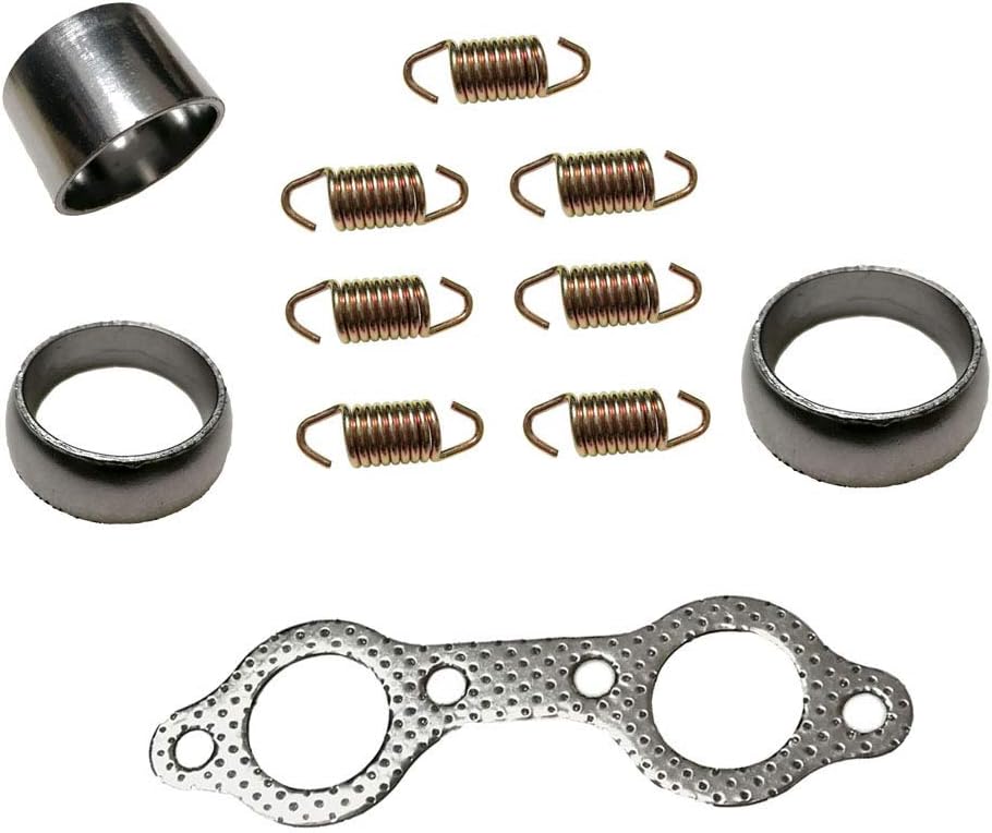 Unlimited Rider 排気マフラーマニホールドガスケットスプリングリビルドキット Polaris RZR 800 2008