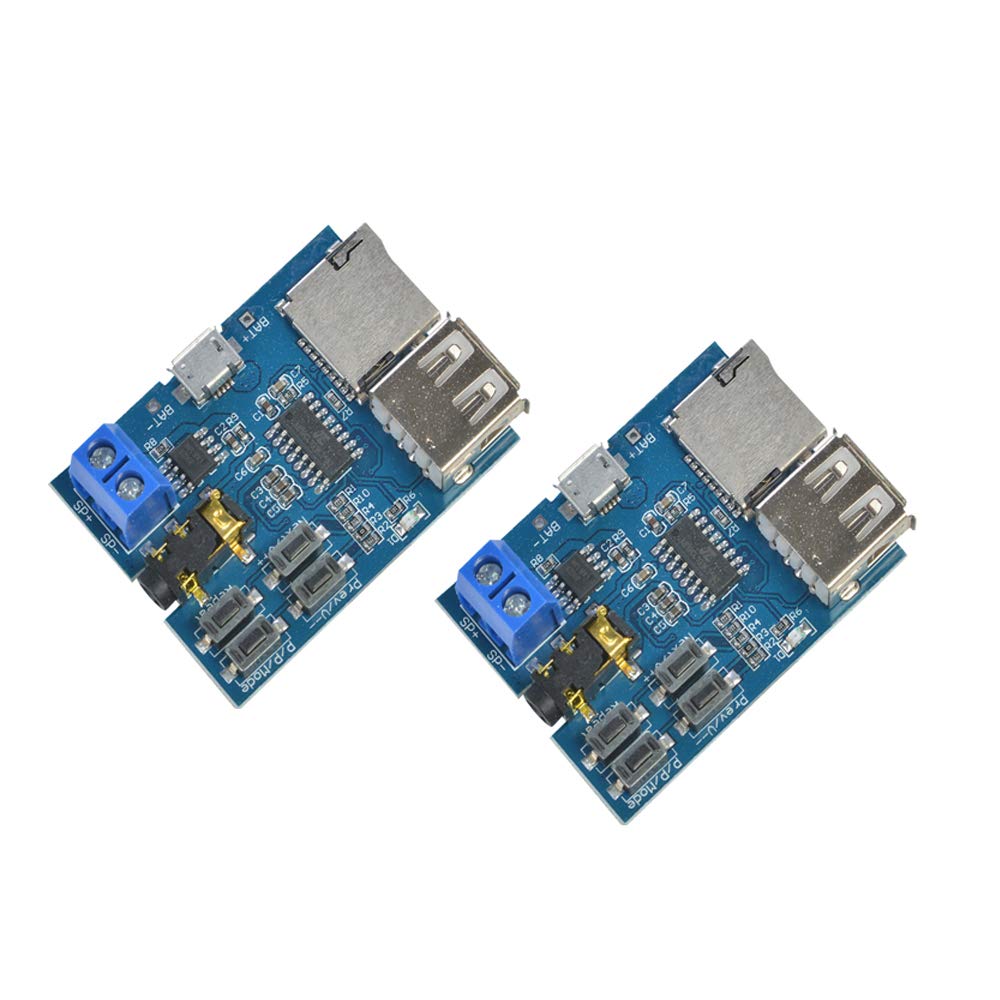 Comimark2 Pcs Mp3 Lossless Decoders Decoding Power Amplifier Mp3 Player Audio Module Mp3 Decoder Board Support TF Card USB