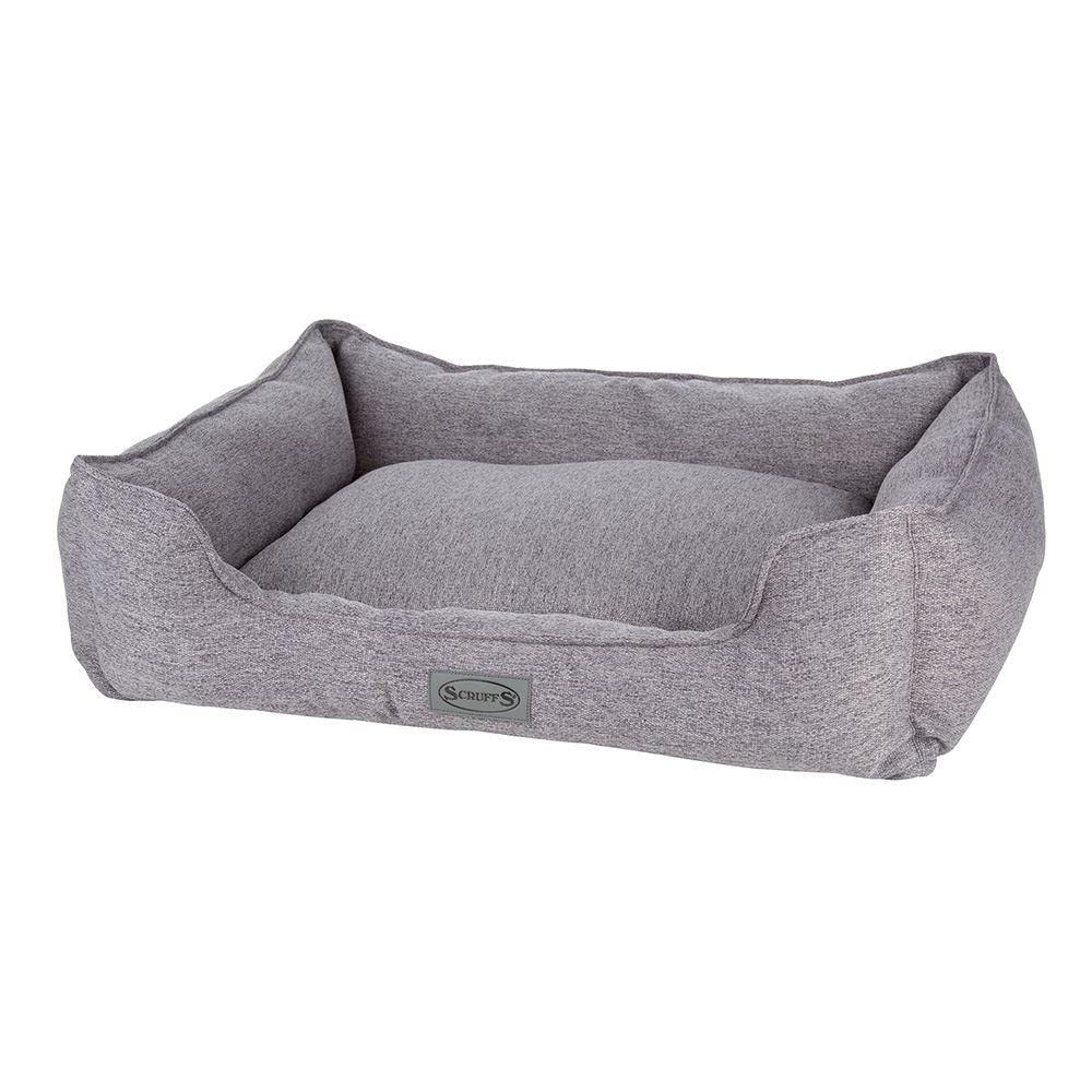 Scruffs Manhattan Box Bed (XLarge), 90 x 70cm, Dark Grey