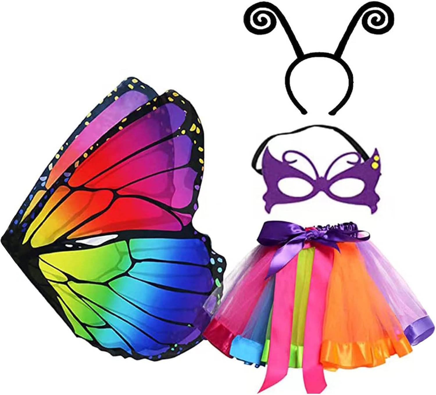 ISCORK Kids Butterfly Wings, Fairy Butterfly Wings Costume
