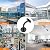 8 Packs 2.4 x 3.2 Inch Handrail Bracket, Heavy Duty Stainless Steel Handrail Brackets Set, Stair Railing Bracket for Staircase, Stairs, Rails, Railings and Home Decor, by GENHAKON.