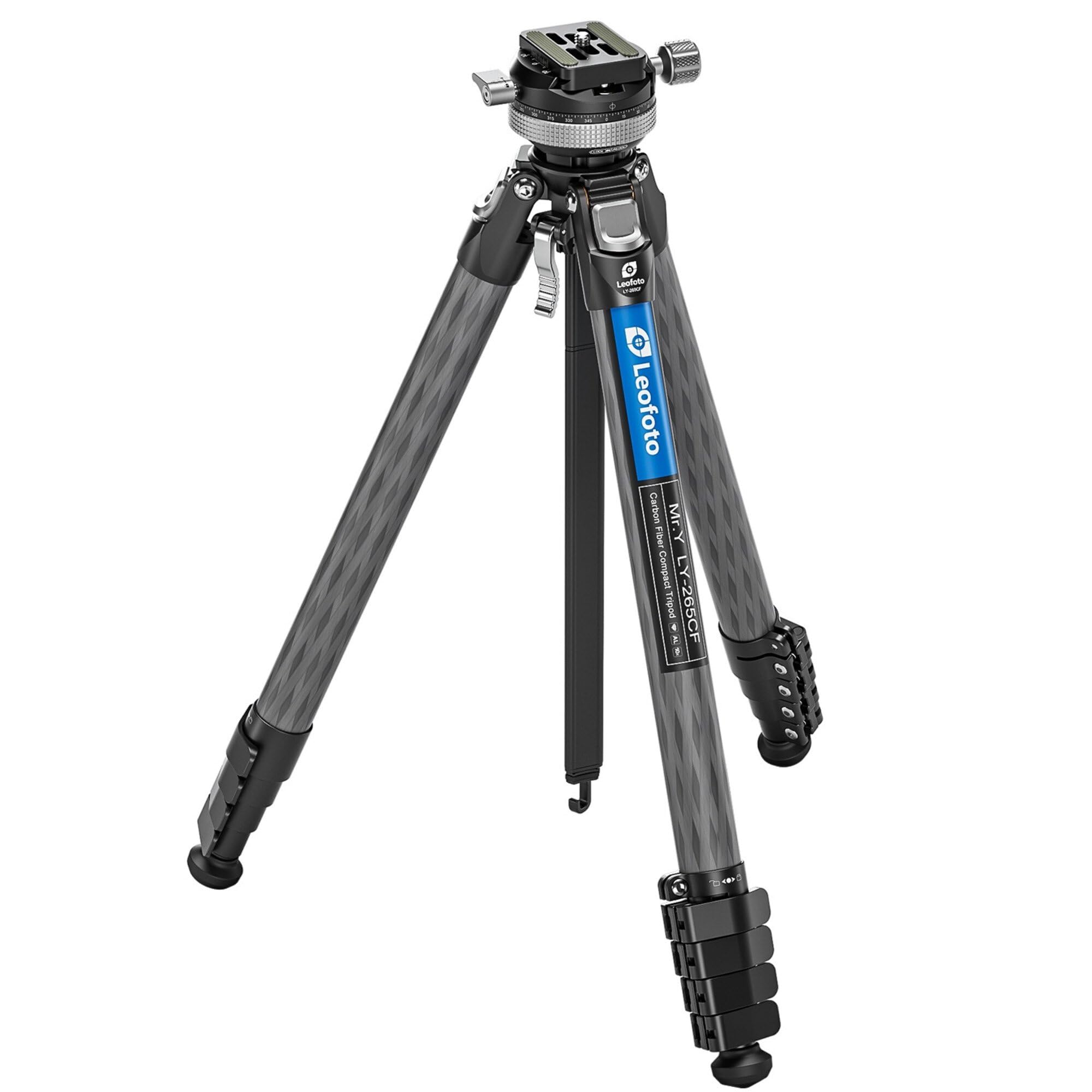 LEOFOTO Trípode de carbono LY-265CF Mr. Y negro