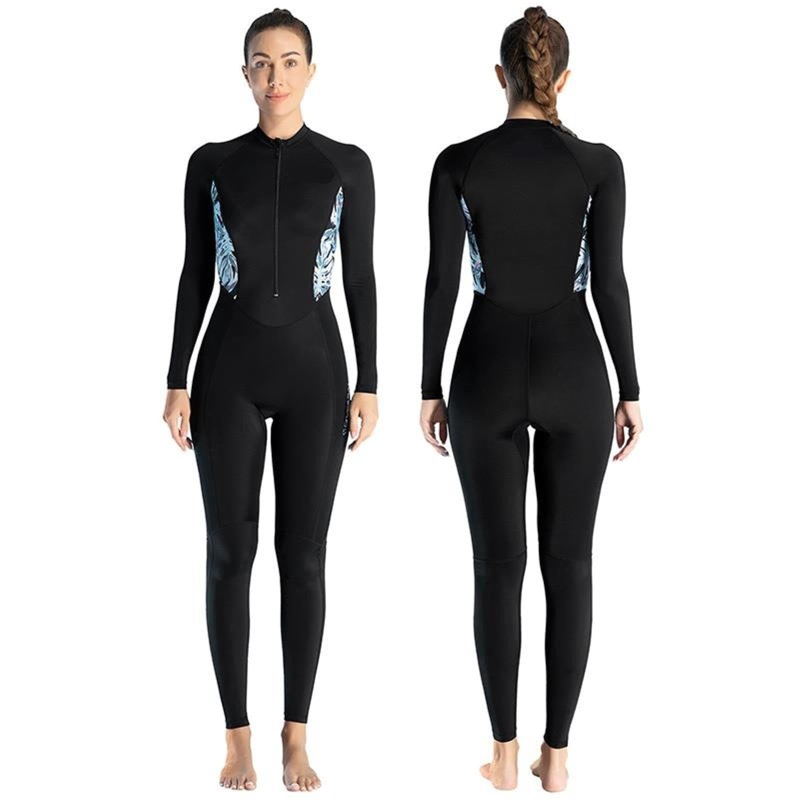 Rash Guard donna in un unico pezzo a maniche lunghe cerniera frontale