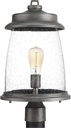 Spark & Spruce 24013-APCS Marigold 1 - Farol para exteriores (19.0 in, peltre)