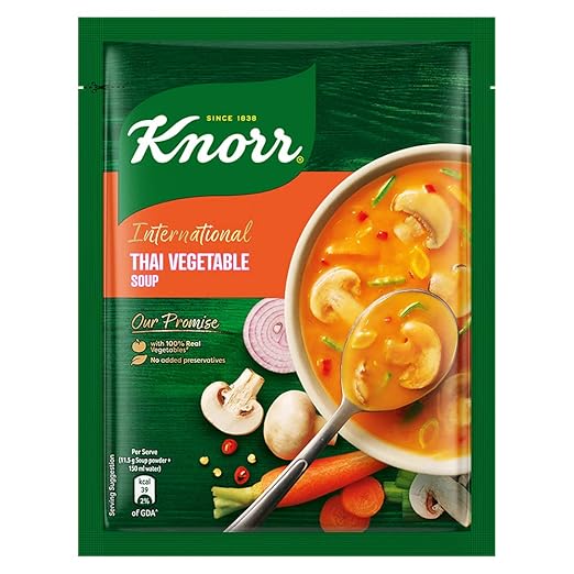 Knorr International Thai Vegetable Soup Pouch, 46 g