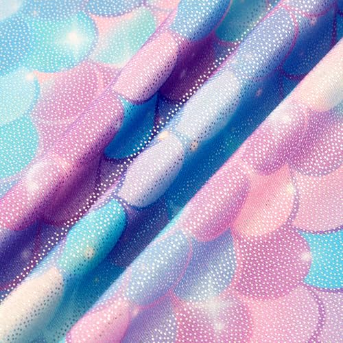Image of HOZIY Gymnastics Leotards for Girls with Shorts Toddlers Biketards Rainbow Unicorn Dinosaur Mermaid Leopard Flower Galaxy