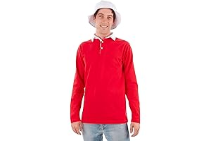 Gilligan Castaway Adult Costume Shirt and Hat