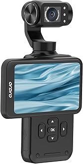 ORDRO M5 5K Handheld Video Camera Vlogging Camcorder 3.5-inch Rotating Touch Screen 3-Axis Stabilization IR Night Vision WDR Face Follow 120 ° Wide Angle Long Battery Life