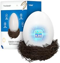 WiFi Egg,Extenders Signal Booster for Home，Up to 1200Mbps Dual Band Repeater，Covers Up to Least 3440 Sq. ft and 30 Devices WiFi Range Extender