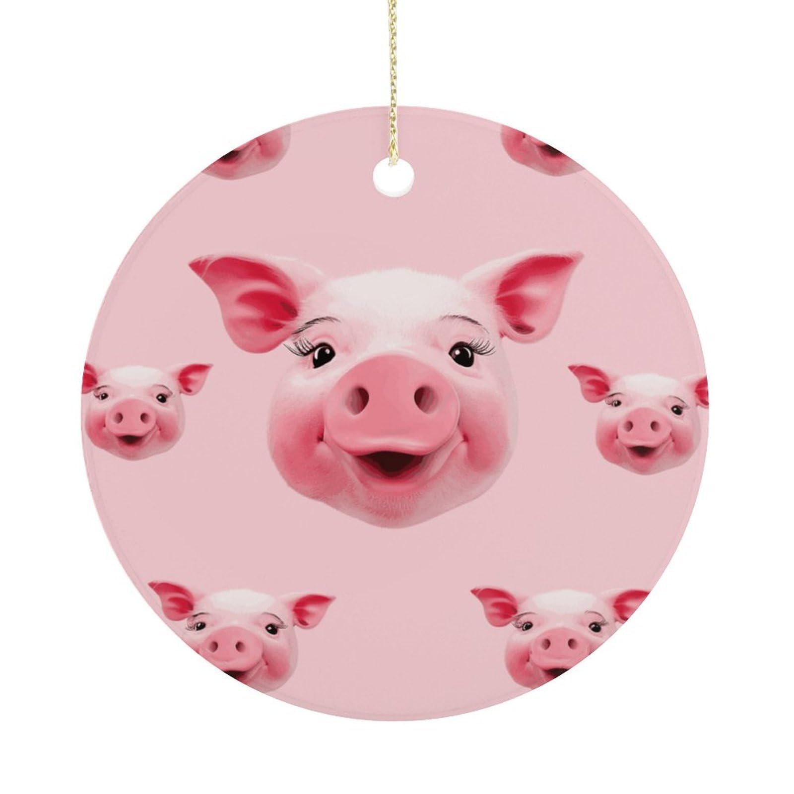 Adfgyerh Women's Style Smiling (20) Hanging Ceramic Ornaments, Christmas Tree Decorations, Funny Home Decor Gifts For Sisters & Work Best Friends