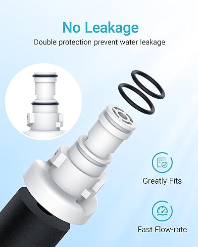 Miniatura 8 de AQUA CREST 4396701 Repuesto para Whirlpool EDR6D1, 4396702, Kenmore 9915, 46-9915, EveryDrop Filter 6, L200V, LC200V, NL120V, WFL200, WF293 Filtro