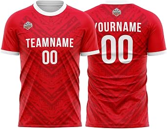 Customize Your Team Soccer Jersey Uniforms with Name and Number Soccer Jersey