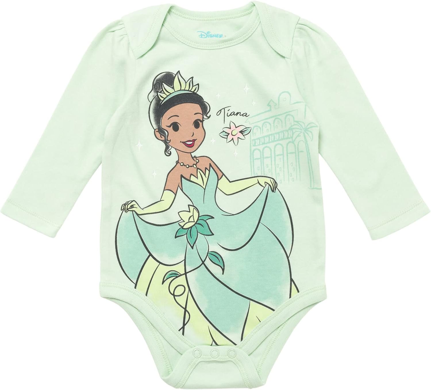 Disney Classics Princess Lion King 101 Dalmations Pumbaa Princess Ariel Timon Baby Girls 5 Pack Bodysuits Newborn to Infant - Image 3