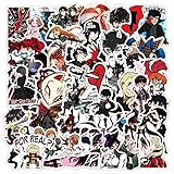 Persona 5 Stickers Pack| 50Pcs Persona 5 Strikers Anime Stickers for Laptop Skateboard Water Bottle Phone, Yusuke Kasumi Morgana Haru Persona 5 Royal PVC Vinyl Waterproof Stickers for Teen Boys Girls