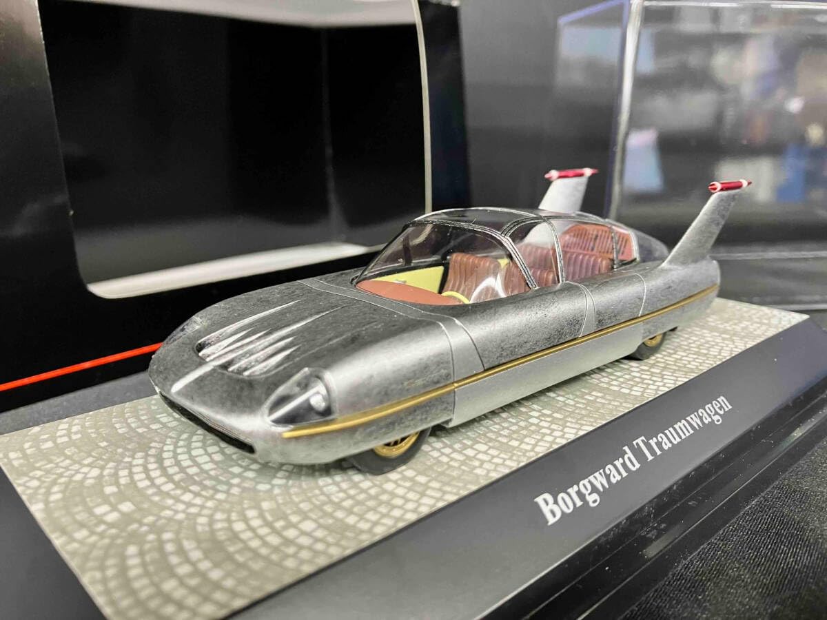 Amazon | エブロ 1/43 Borgward Traumwagen aluminium 1955 750個限定