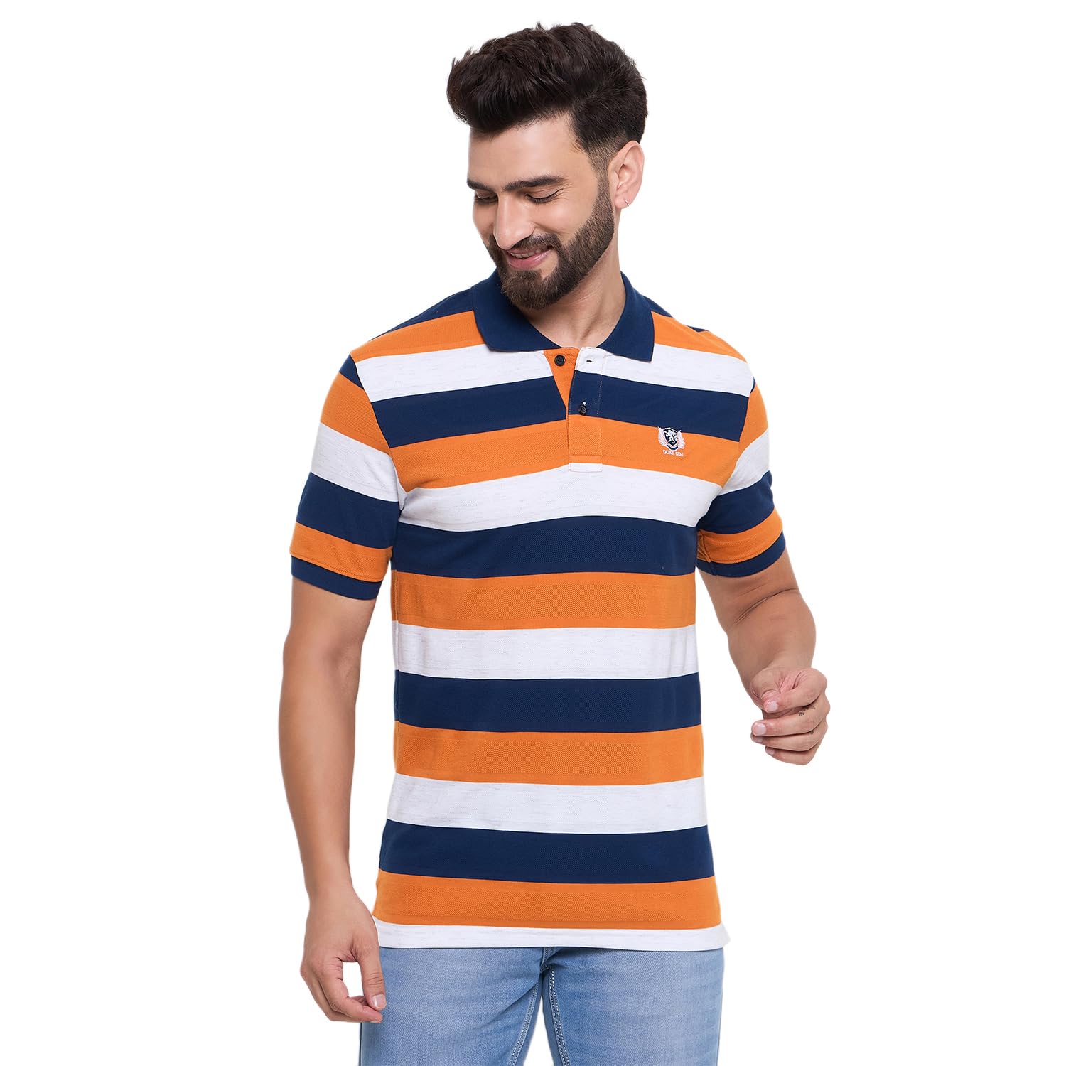 duke Men's Striped Slim Fit T-Shirt-picture-24