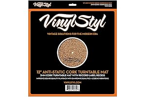 Vinyl STYL® Anti Static Cork Turntable Mat