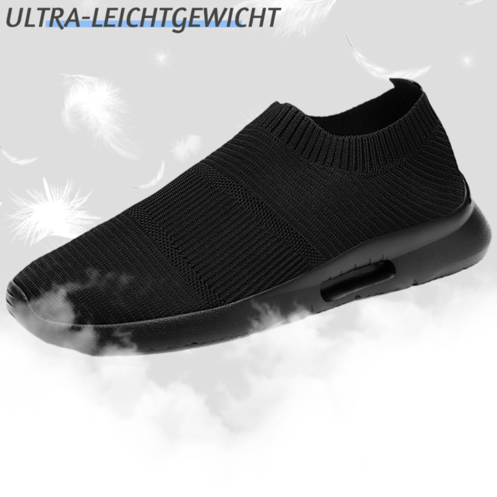 Sneaker Uomo Infilare Slip on Sneakers Scarpe Senza Lacci Scarpe da Running Corsa Leggero Corsa Camminare Scivolare Scarpe da Ginnastica Outdoor Jogging Sportive Scarpe