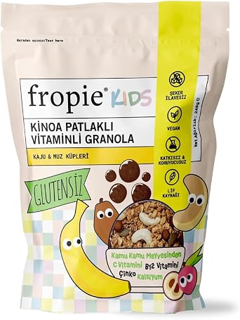 Fropie Kids Granola - Kaju & Muz K pleri 240gr