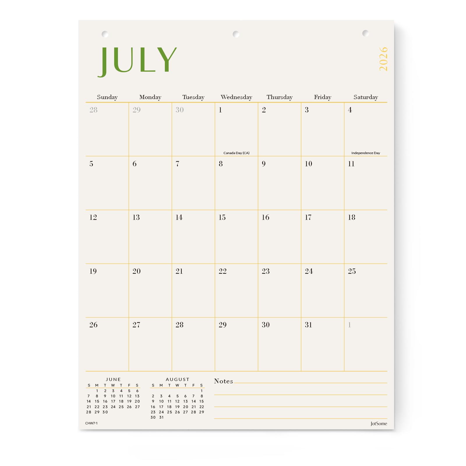 Jotsome Grande calendario da parete 2026-2027, calendario mensile da parete da ora a giugno 2027, 43,2 x 55,9 cm, per casa e ufficio per una facile organizzazione (aprile 2026 - giugno 2027, extra