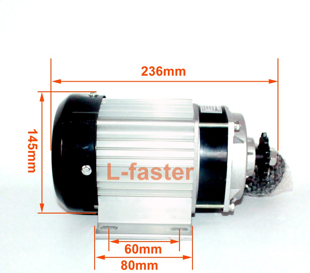 Lfaster 48V 500W electric motorized tricycle electric pedicab motor
