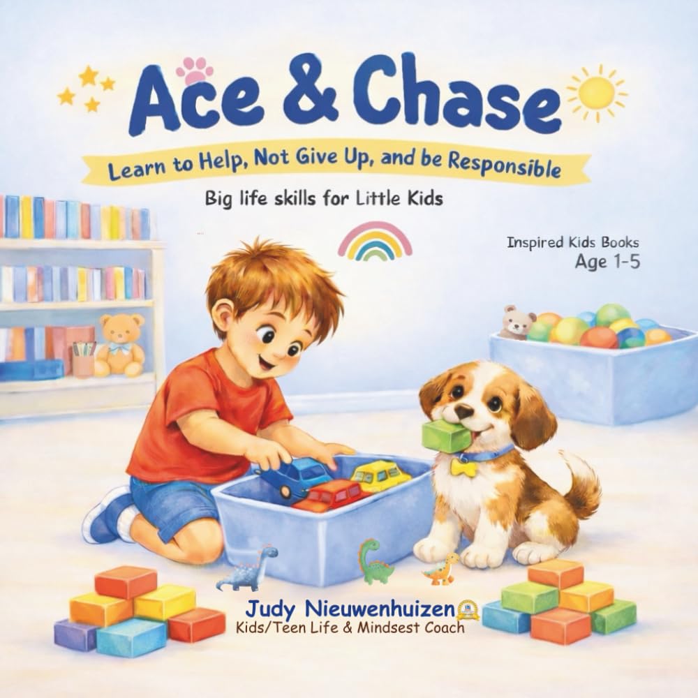 Ace & Chase: Lean to Help, Not Give Up, and be Responsible - Big Life Skills for Little kids