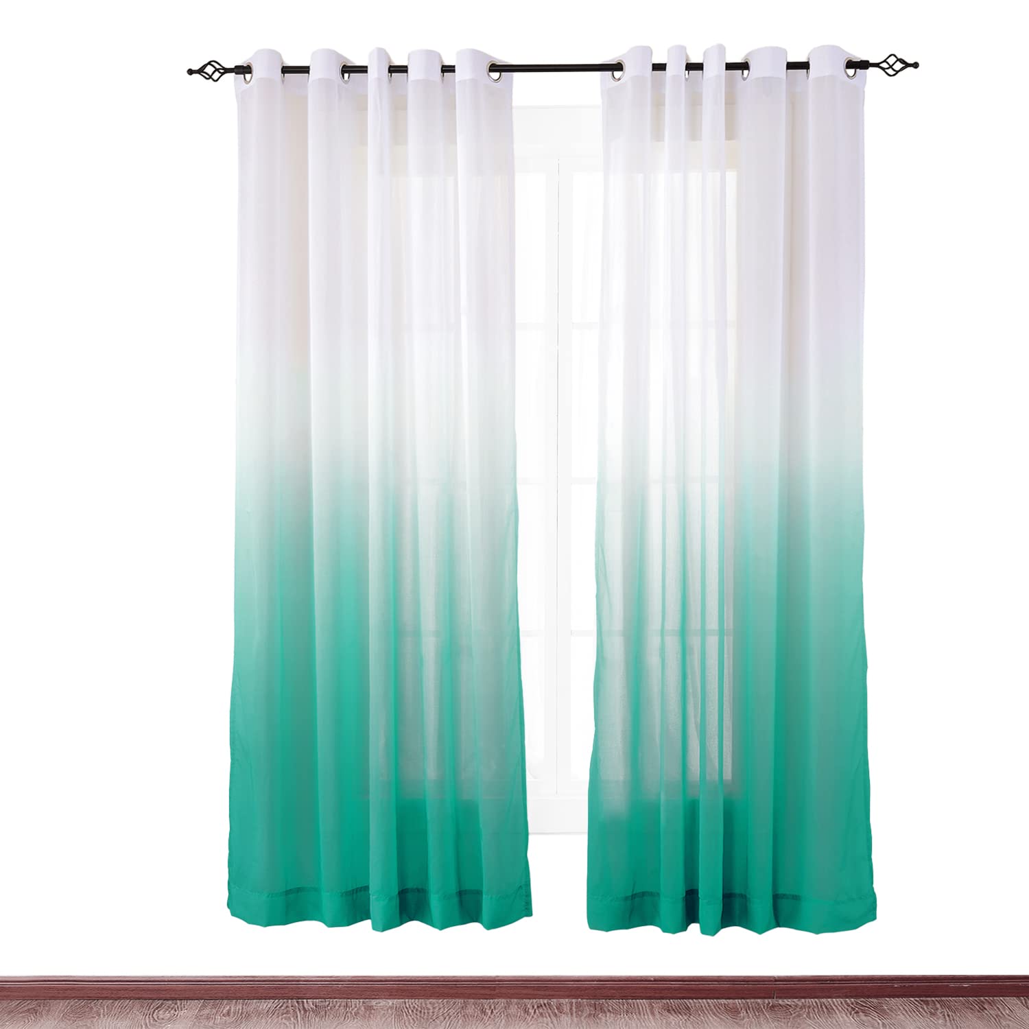 Amazon｜cololeafインドアアウトドアグラデーションOmbreシアー