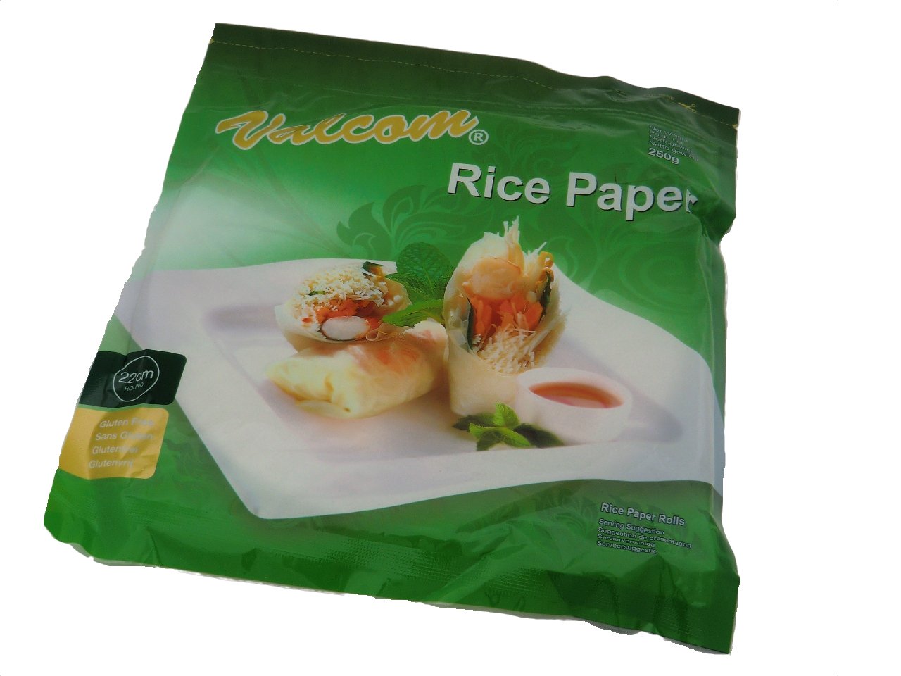 Valcom Rice Paper Rolls 22cm Round 250g