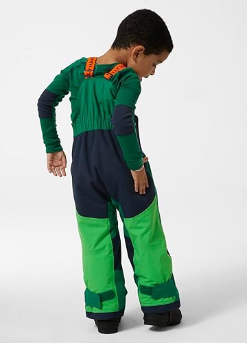Miniatura 4 de Helly-Hansen Pantalones de esquí unisex para niños, con aislamiento, impermeables, resistentes al viento, transpirables, babero