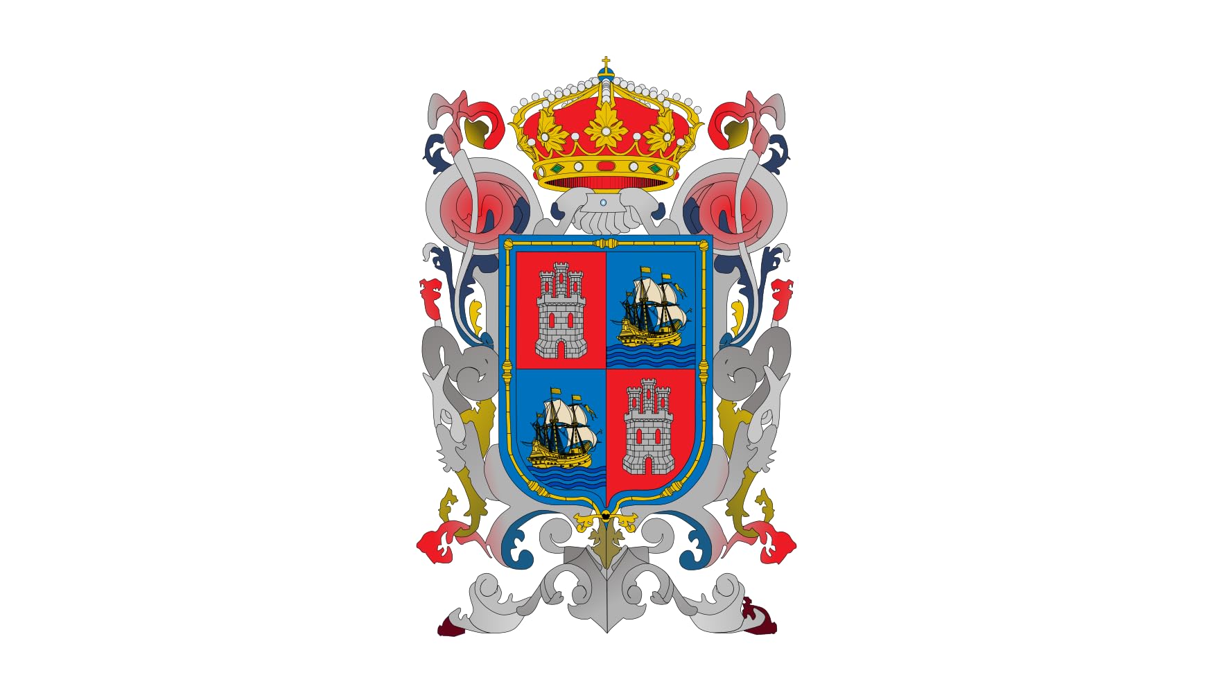 Drapeau Campeche 100x150 cm idéal pour pavoiser vos cérémonies officielles