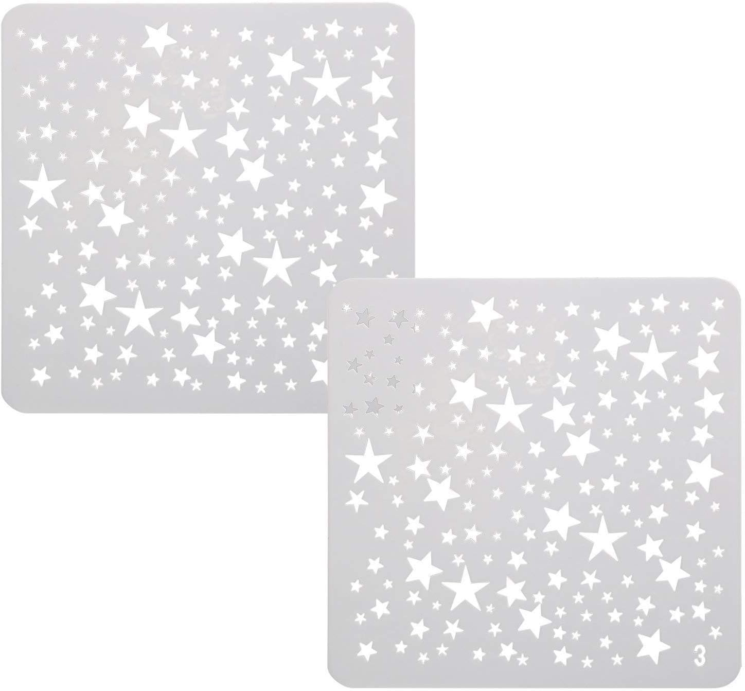 NUOBESTY Lot De 4 Pochoirs De Dessin Pour Enfants - Pochoirs De