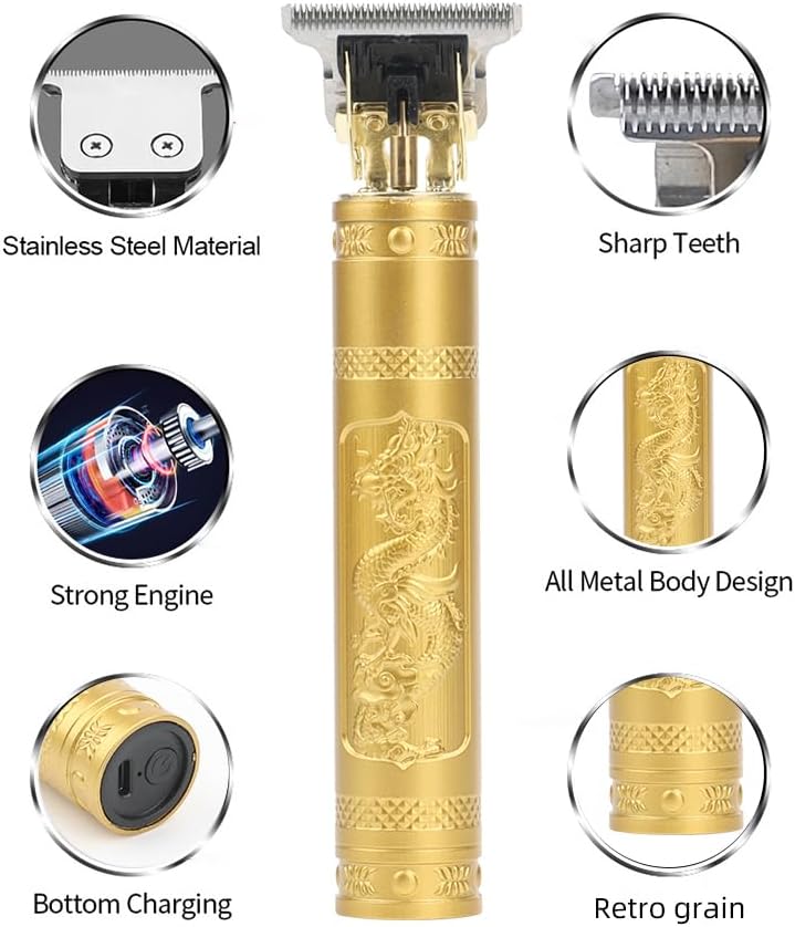 Miniatura 4 de Recortadora de cabello y barba para hombre, promoción de aniversario, recortadora de pelo para hombres, afeitadoras eléctricas profesionales, forros