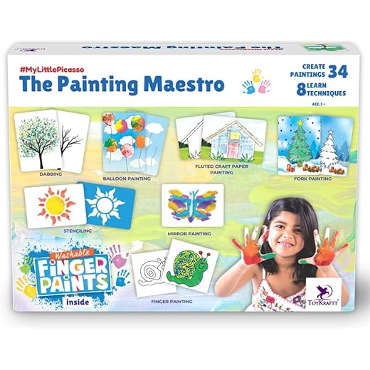 Finger Painting Mega Kit for Toddlers