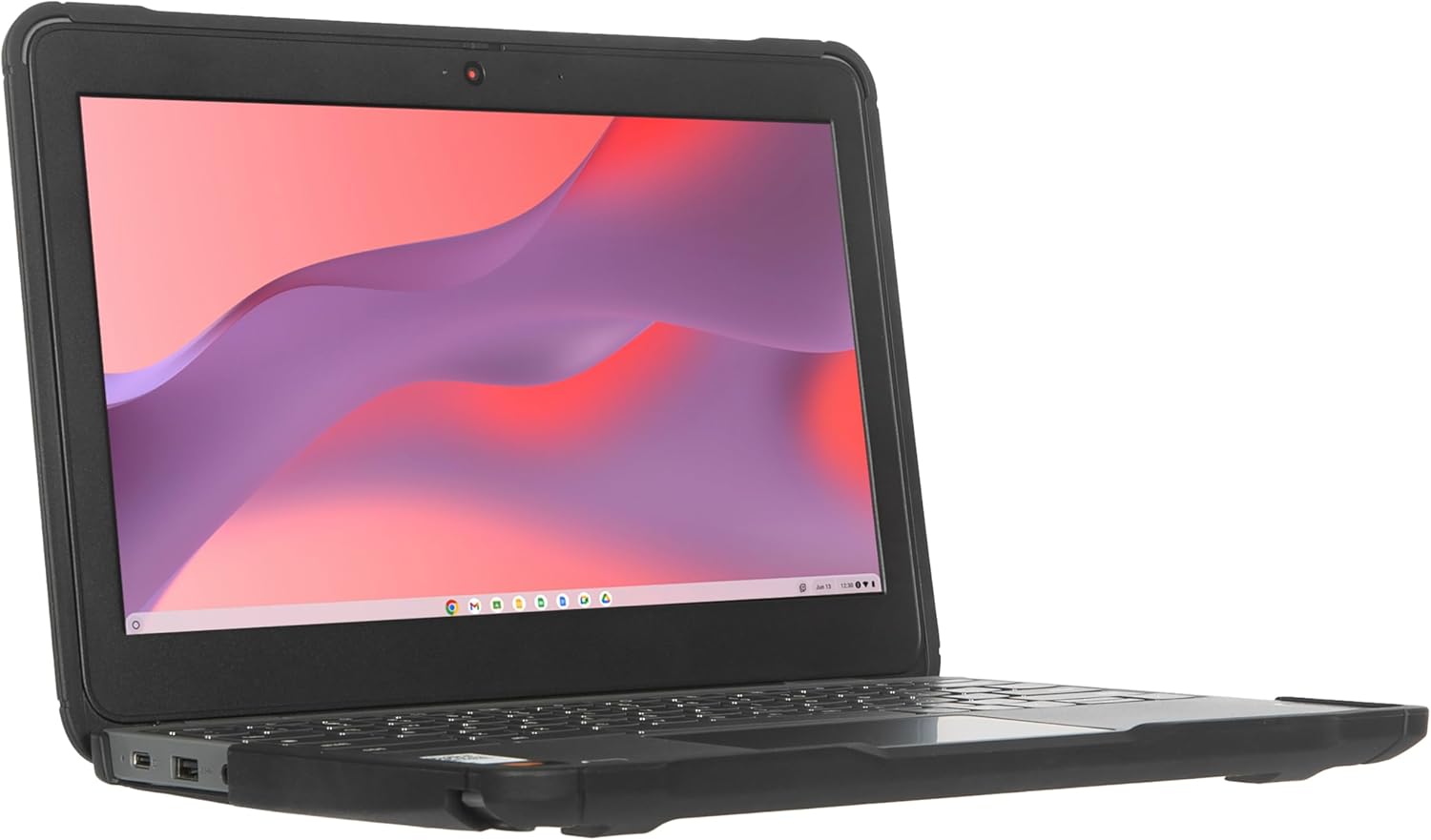 Targus – 11.6" Commercial Grade Form Fit Cover Compatible with Lenovo Chromebook 100e/300e 4th Gen – Enhanced Edge & Drop Protection - THZ973GLZ