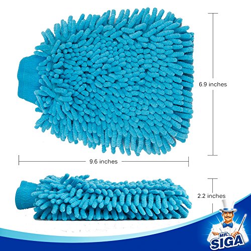 Mr.Siga SJ21566 Premium Microfiber Soft Chenille Car Wash Mitt thumb #1