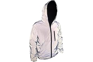 Mens 3M Super Bright Reflective Jacket Coat