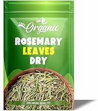 Groly 100% Organic Rosemary Leaves 120 g (100 g + 20 g Extra) | Premium Egyptian Dried Rosemary | For Cooking, Seasoning, Hair Growth & Herbal Tea | Natural & Preservative-Free