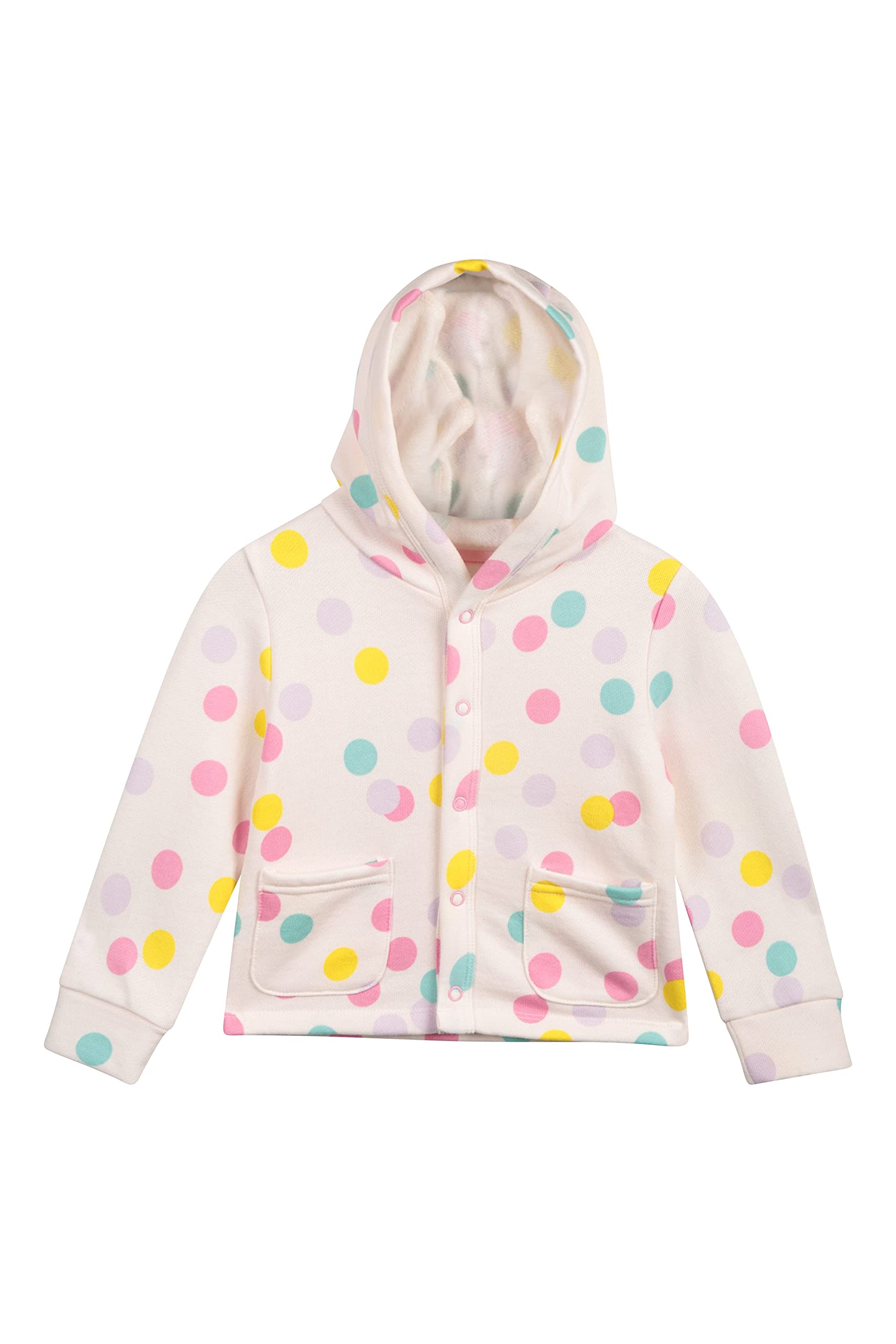 Mountain WarehouseBaby Unisex Popper Fleece Winters Warm Jacket, Regular Use Kids Jacket, Warm & Cosy Toddler Warm Coat, Lightweight, Breathable