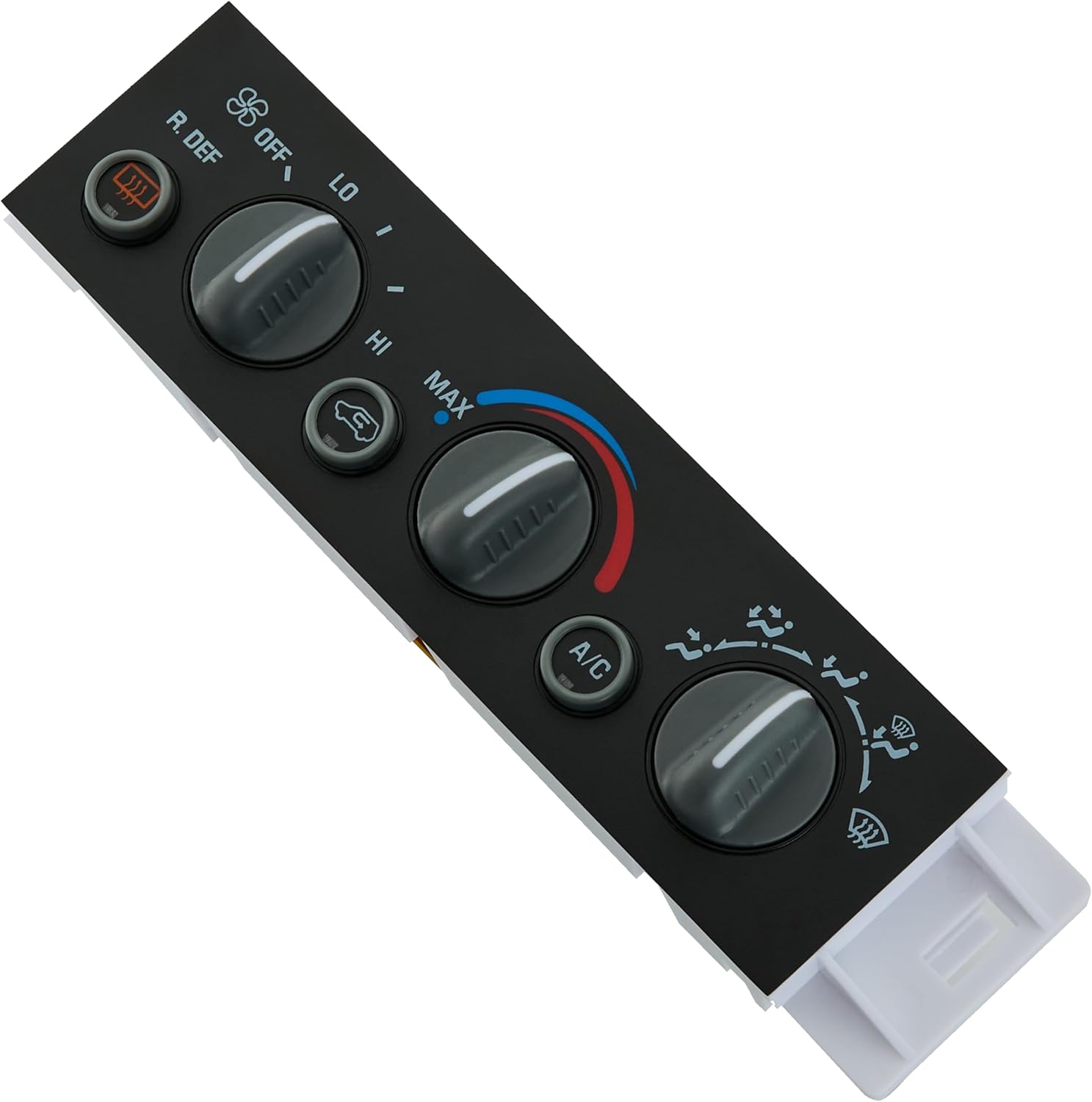 AC Heater Climate Control Panel with Rear Defogger Fits for 1996-1999 Chevy and GMC - Escalade C1500 C2500 Suburban K1500 K2500, Replaces 599-006, 9378805, 16231165