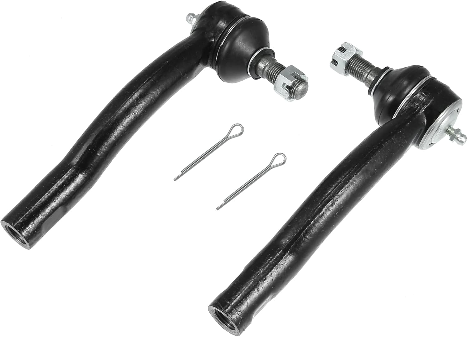 X AUTOHAUX 2pcs Front Outer Tie Rod End Links Suspension Steering Part Replacement ES80432 ES80431 for Toyota Corolla 2003-2008