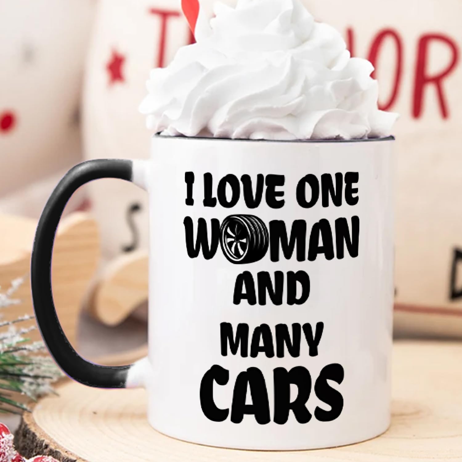 Funny Gifts for Car Lover, Car Guy Coffee Mug, Valentine's Day Birthday Christmas Gifts for Mechanic Husband Boyfriend Him, Gearhead Tea Cup 11 OZ