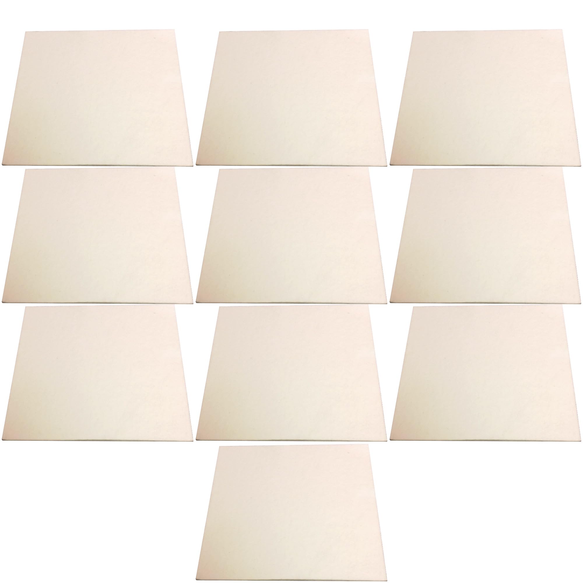 GSC International CP-6-10 Heat Insulating Pads Made from Ceramic Fibers. Size 6 inches Square. Case of 120.