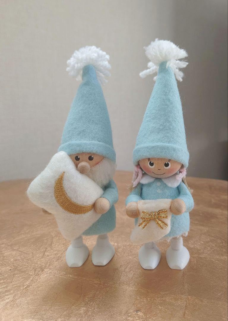 ✡【イルムス限定】パジャマを着たサンタと女の子のセット ✡【イルムス限定】パジャマを着たサンタと女の子のセット