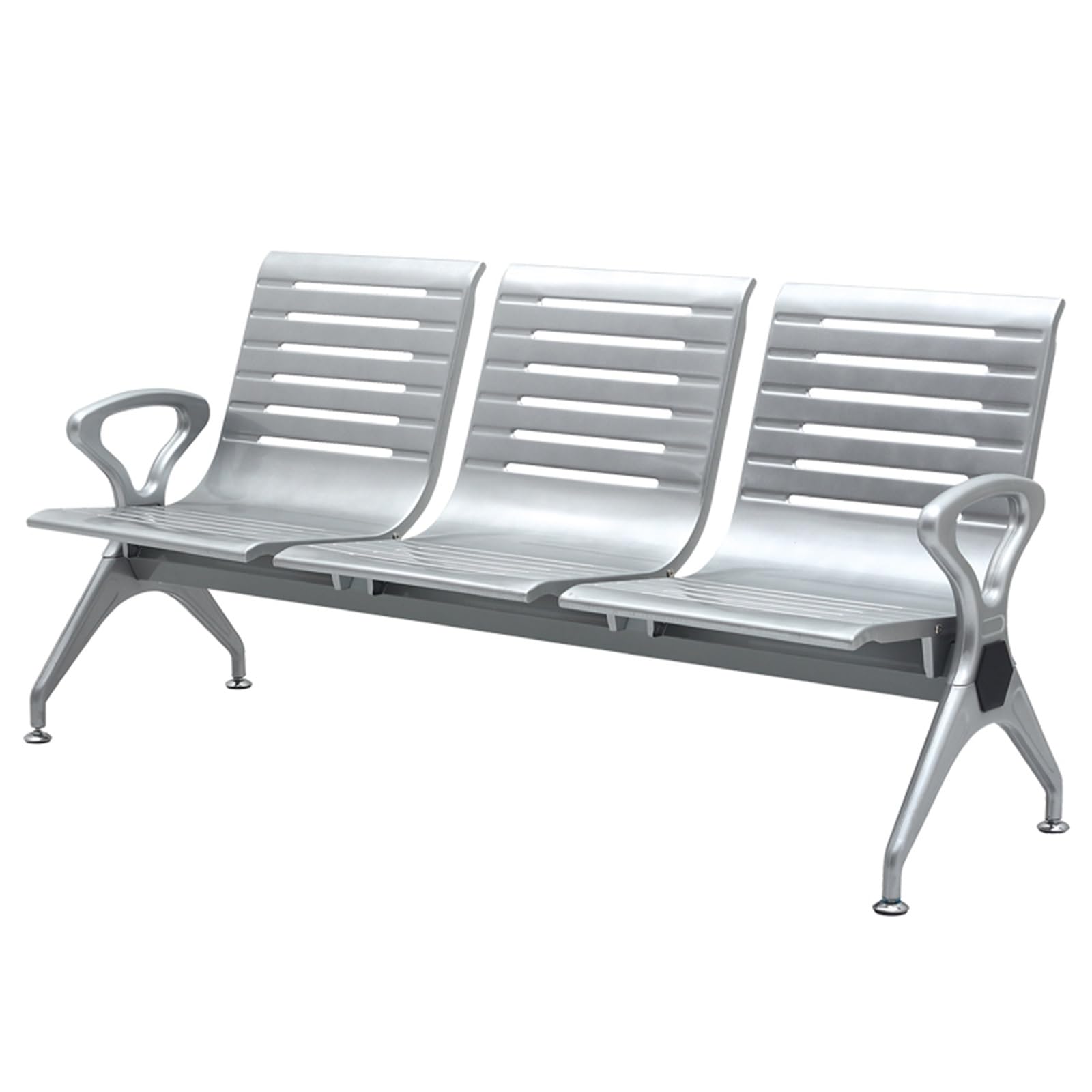 SaryEdge Stylish 3-Seat Chairs with Backrest & Armrests - Ideal Reception Bench for Offices, Banks, Salons & Conference Rooms - Durable & Comfortable,