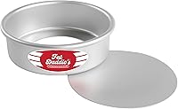 Vista 16 de Molde para tarta redondo de aluminio anodizado Fat Daddio con base extraíble, Plateado