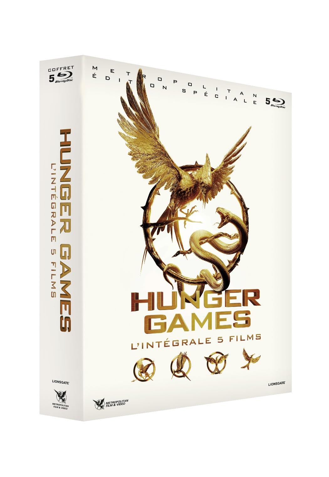 COFFRET HUNGER GAMES - L'intégrale 5 films - BLU-RAY