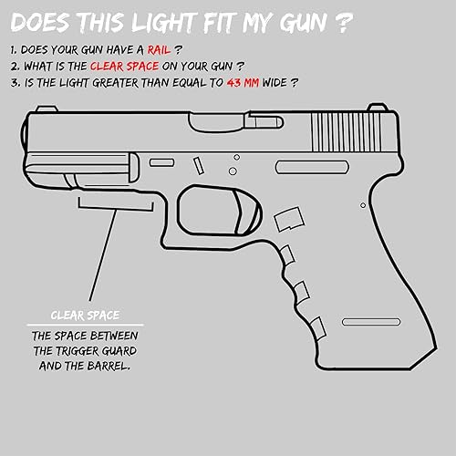 Miniatura 4 de HiLight - Tactical P3XL - Linterna estroboscópica de 300 lúmenes y láser individual (verde) - Aluminio de grado aeronáutico, batería USB recargable